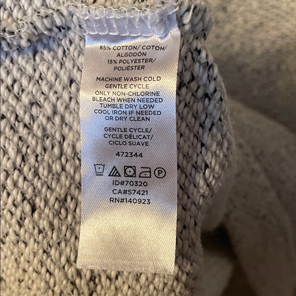 Lou & Grey Small Gray Women's Hoodie Sweater - Picture 4 of 5